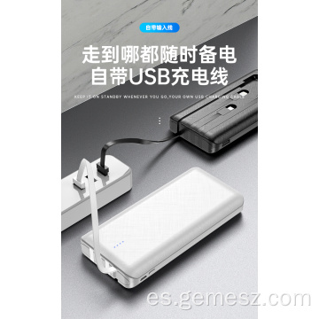 Cargador 10000mAh Power Bank con 2 puertos USB